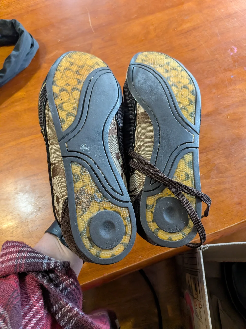 Coach canvas sneakers